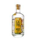 LA SU MGO Mango Gin, 43% Vol., 70cl – freigestellte Flasche